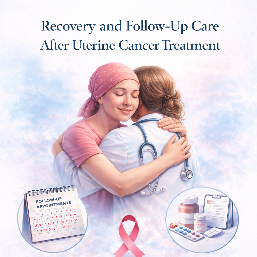 Recovery and follow up care after uterine cancer treatment at Krishna Cancer Hospital Bhopal