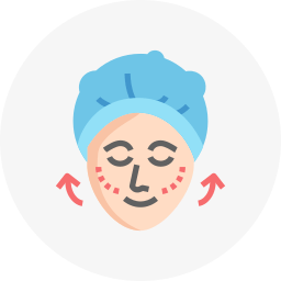 Facial reconstruction and skin cancer recovery care icon at Krishna Cancer Hospital Bhopal