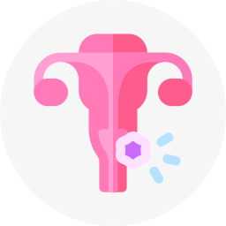 Cervical cancer awareness and gynecologic oncology treatment icon at Krishna Cancer Hospital Bhopal
