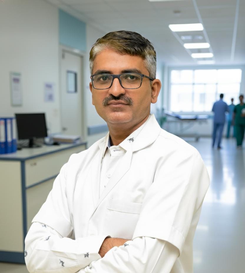 Dr. Yogeshwar Shukla Onco Surgeon at Krishna Cancer Hospital Bhopal specializing in cancer surgery