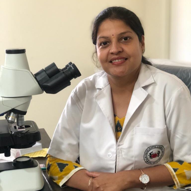 Dr. Swati Jain Pathologist at Krishna Cancer Hospital Bhopal with diagnostic pathology expertise